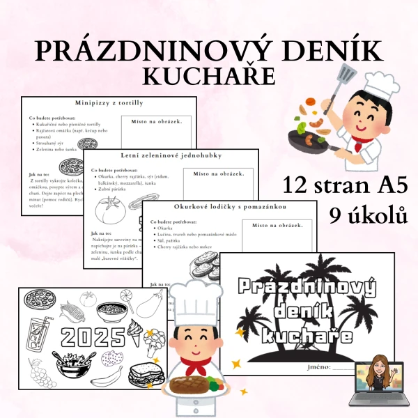 Prázdninový deník- kuchaře