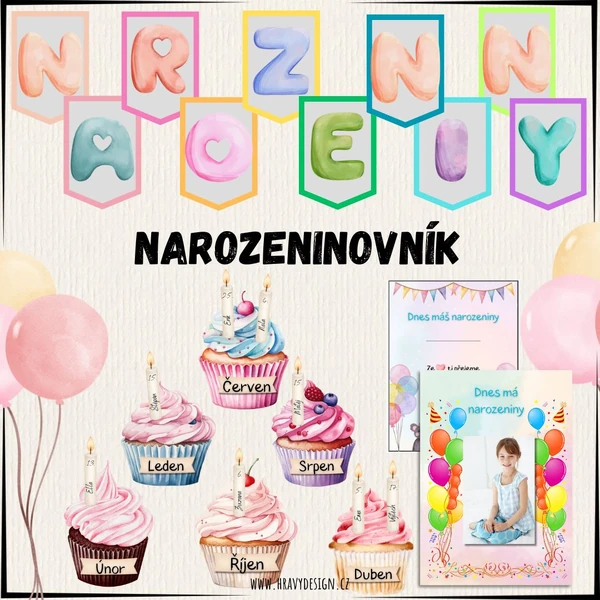 Narozeninovník - Muffiny