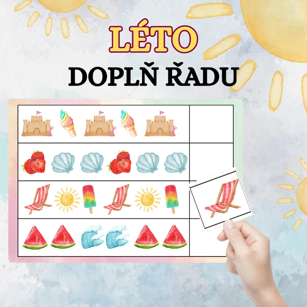 DOPLŇOVÁNÍ ŘADY - LÉTO