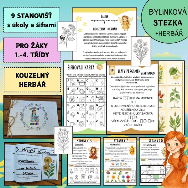 NAUČNÁ STEZKA - bylinky (+ kouzelný herbář)