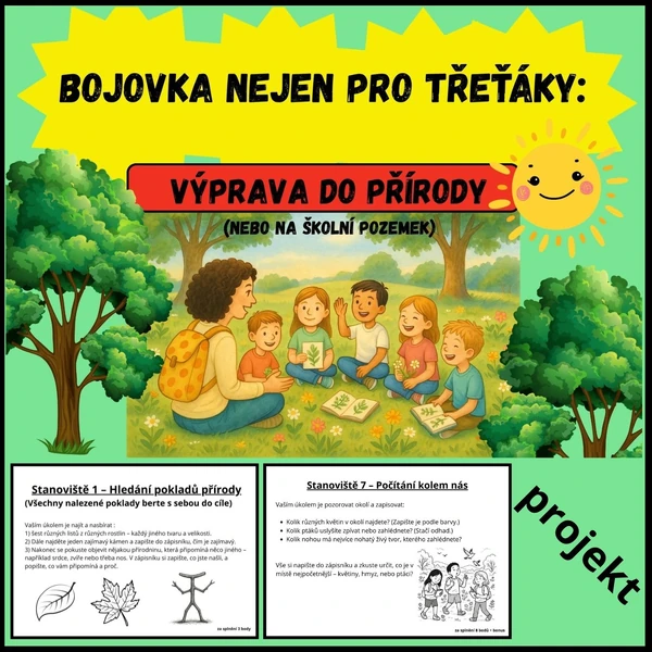 Bojovka nejen pro třeťáky: Výprava do přírody (nebo na školní pozemek)