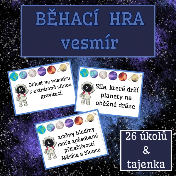 Vesmír - běhací hra