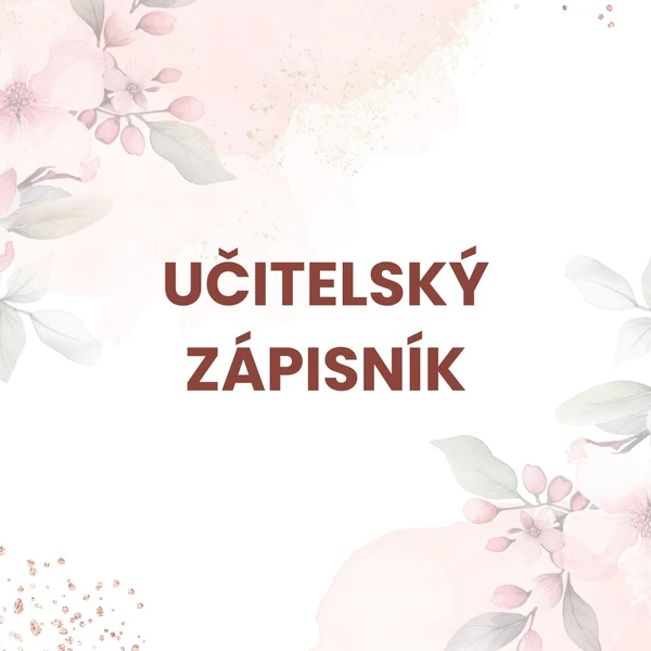 Učitelský zápisník - univerzální úvodní strany 