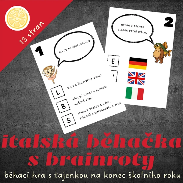 Italská běhačka s brainroty
