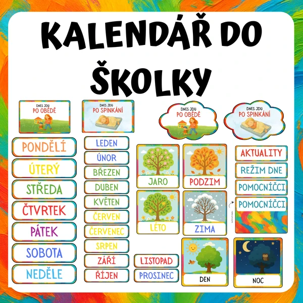 Kalendář do školky