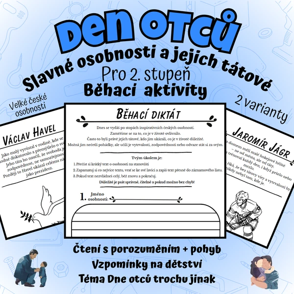 Hrdinové a jejich tátové 🦸‍♂️ | Běhací diktát s českými osobnostmi