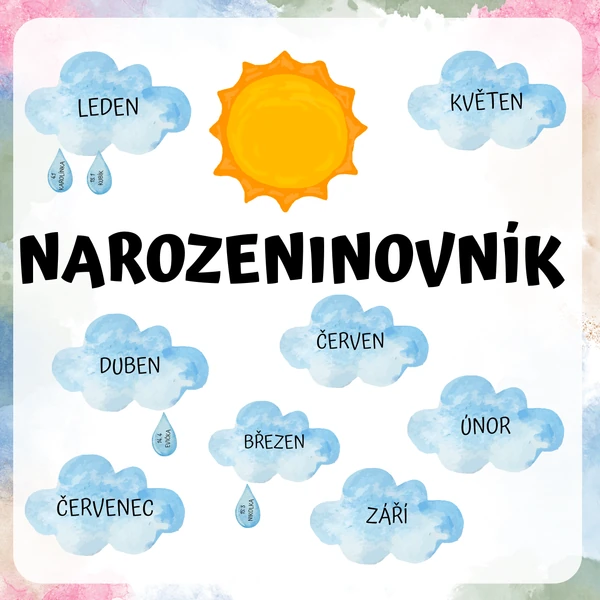 Narozeninovník - mráčky