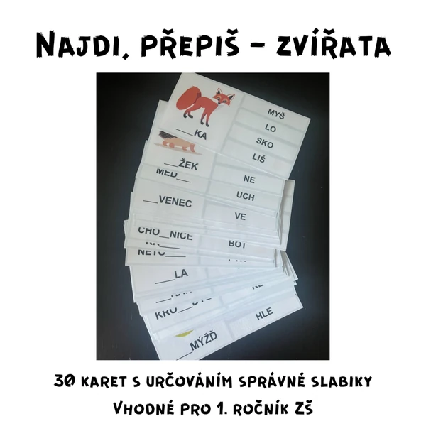 Najdi, přepiš