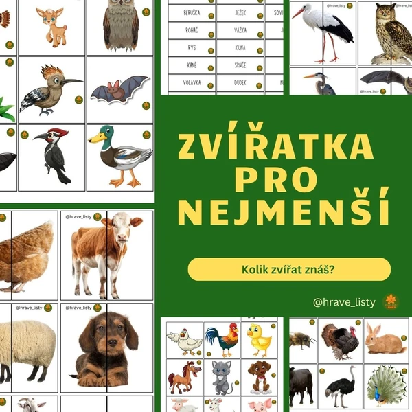 Zvířátka pro nejmenší