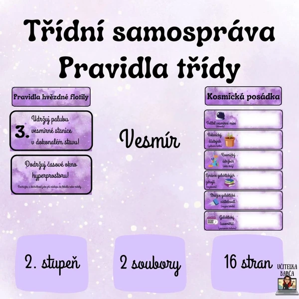 Vesmírná třídní samospráva a pravidla třídy