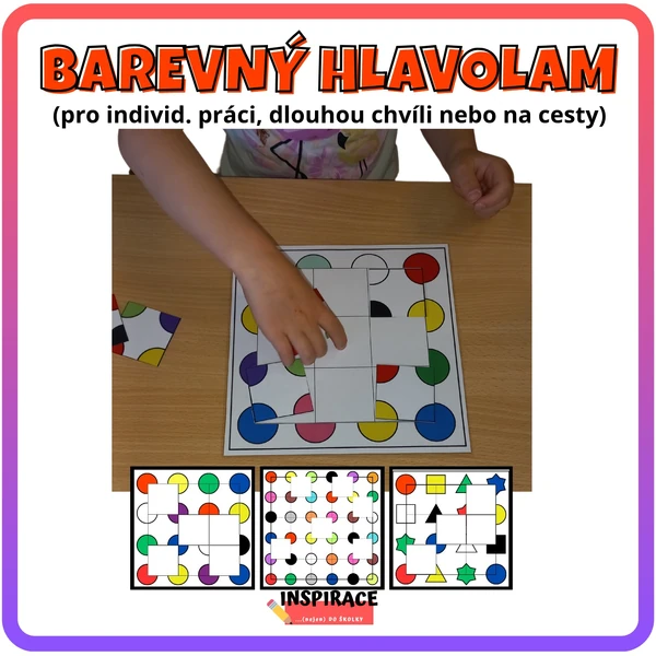 HLAVOLAMY - BARVY, TVARY