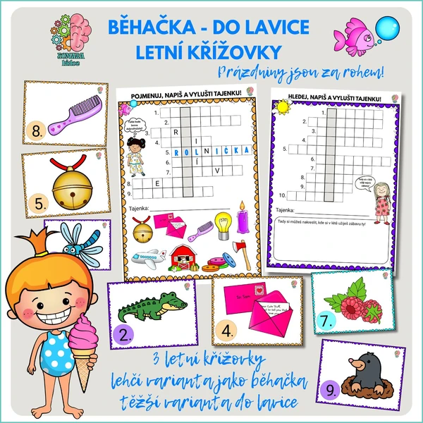 Letní křížovky - běhačka i do lavice
