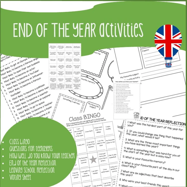 End of the year activities