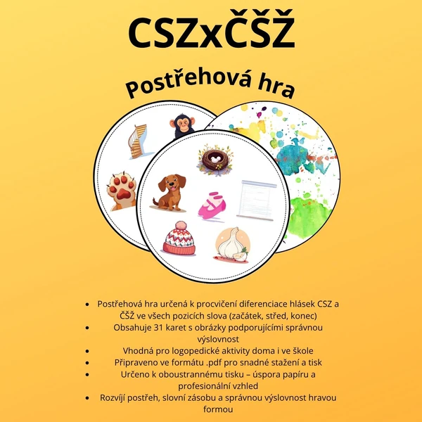 Postřehová hra - CSZxČŠŽ