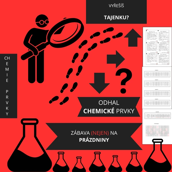 Chemická pátrací akce: Závěr roku a aktivity na prázdniny - Hádej, co jsem za prvek?