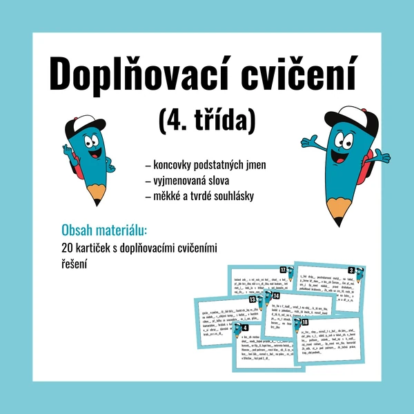 DOPLŇOVACÍ CVIČENÍ - 4. třída