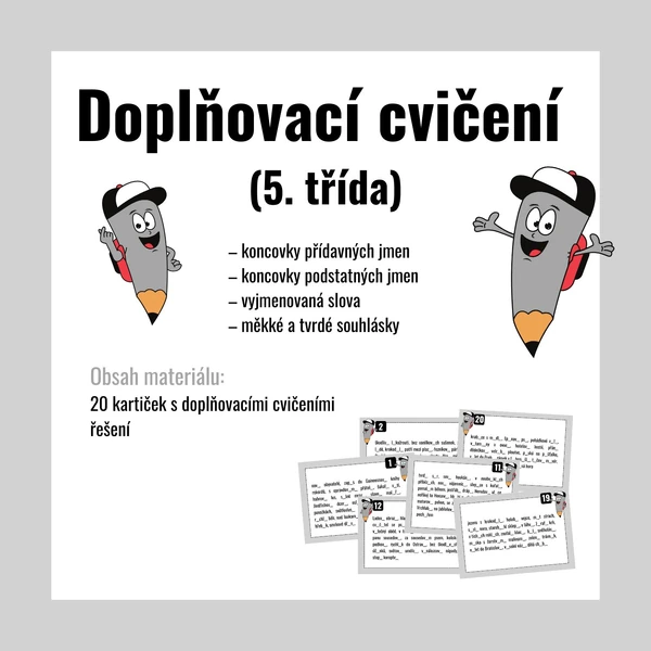 DOPLŇOVACÍ CVIČENÍ - 5. třída