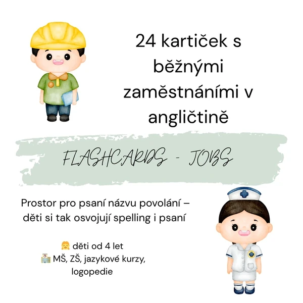 FLASHCARDS – JOBS