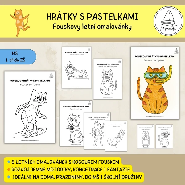 Fouskovy letní omalovánky