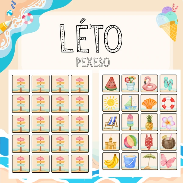 Pexeso - LÉTO