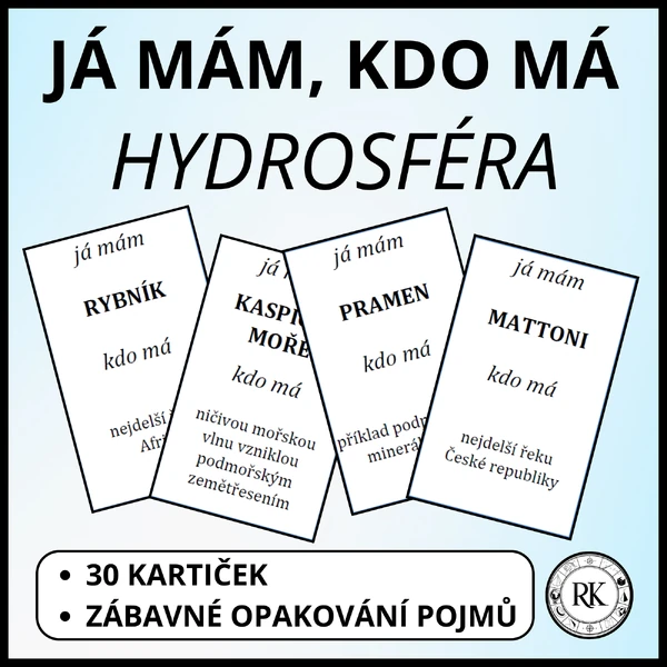 Hydrosféra - Já mám, kdo má