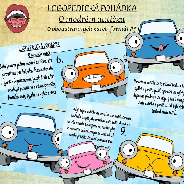 LOGOPEDICKÁ POHÁDKA: O MODRÉM AUTÍČKU