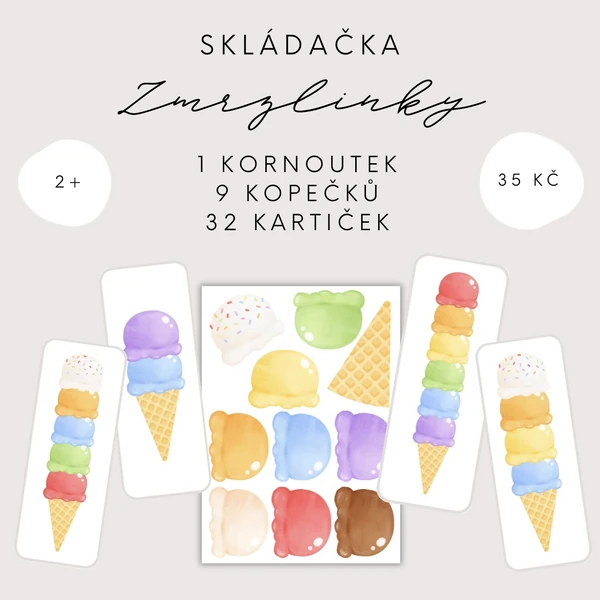 Skládání zmrzliny