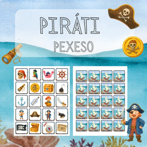 Piráti - pexeso
