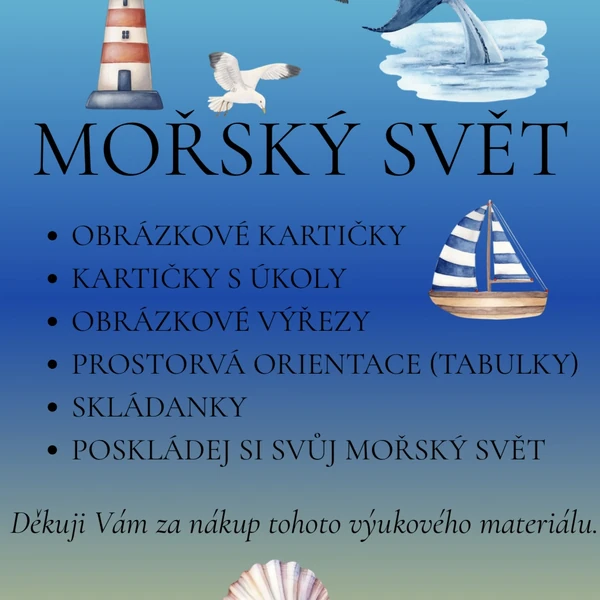 Mořský svět 🐟🪼🦑🦀🐳