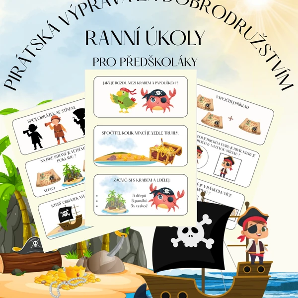 PIRÁTI- Ranní úkoly 🦜🏴‍☠️