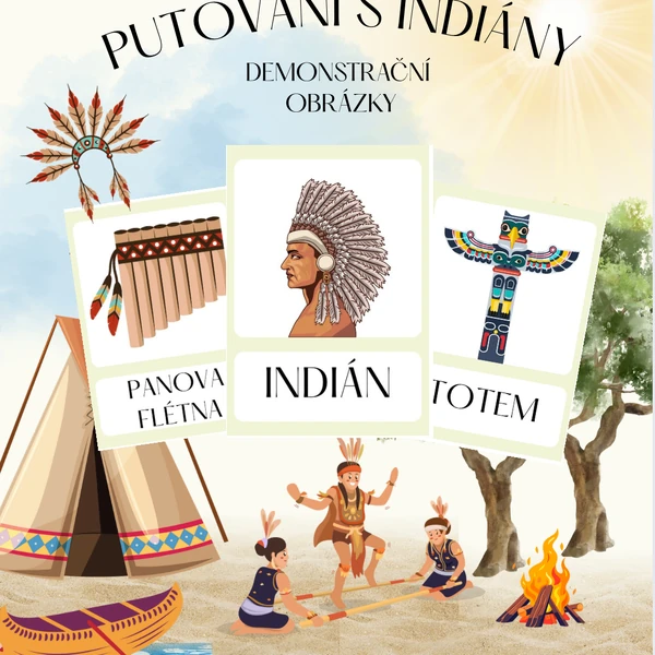 INDIÁNI- Demonstrační obrázky 