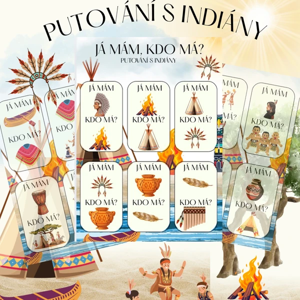 INDIÁNI- JÁ MÁM, KDO MÁ 🪶🪇