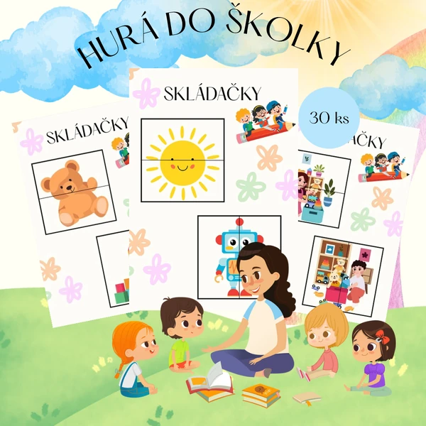 HURÁ DO ŠKOLKY- Skládačky 🧒🏼🛝🌈