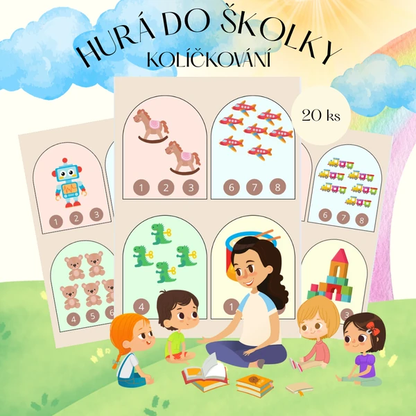 HURÁ DO ŠKOLKY - Kolíčkování 🛝🌈🧒🏼