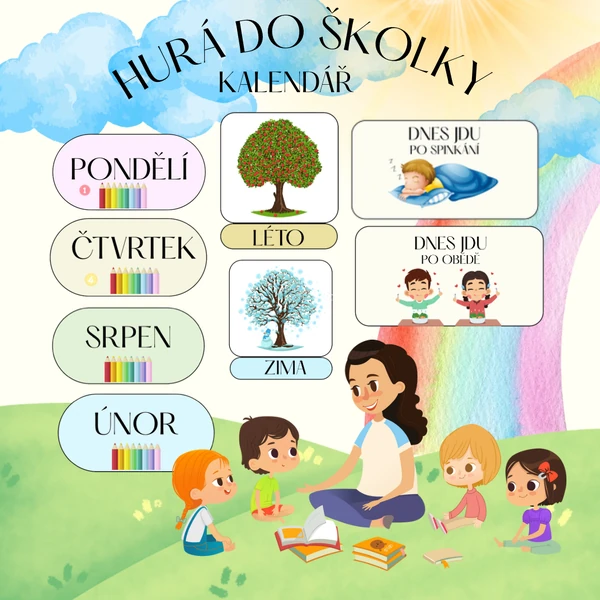 HURÁ DO ŠKOLKY - Kalendář