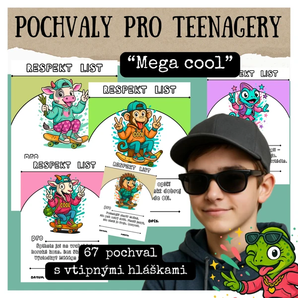 RESPEKT LISTY - cool pochvaly pro teenagery