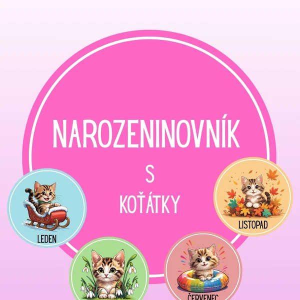 Narozeninovník - koťátka
