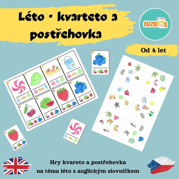 Léto - kvarteto a postřehovka 