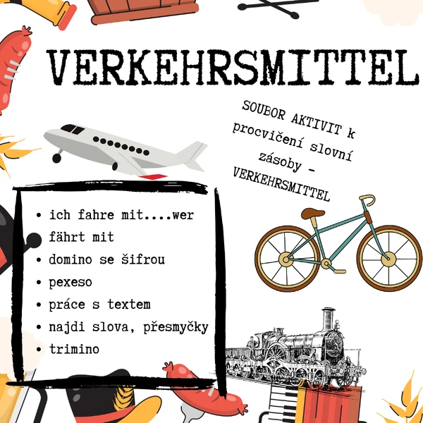Verkehrsmittel - sada aktivit