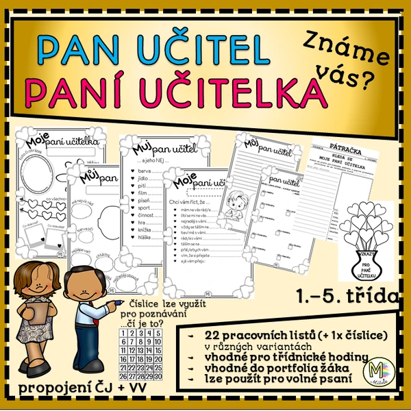 PAN UČITEL/PANÍ UČITELKA - ZNÁME VÁS?