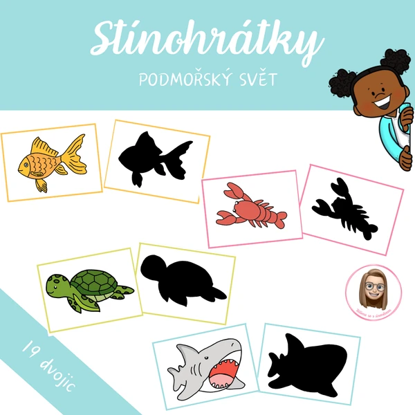 Podmořský svět - stínohrátky