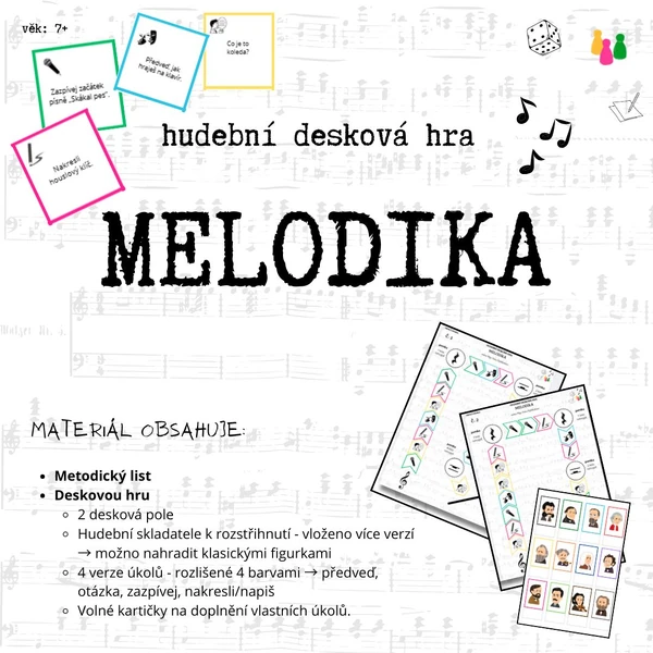 Hudební desková hra - MELODIKA