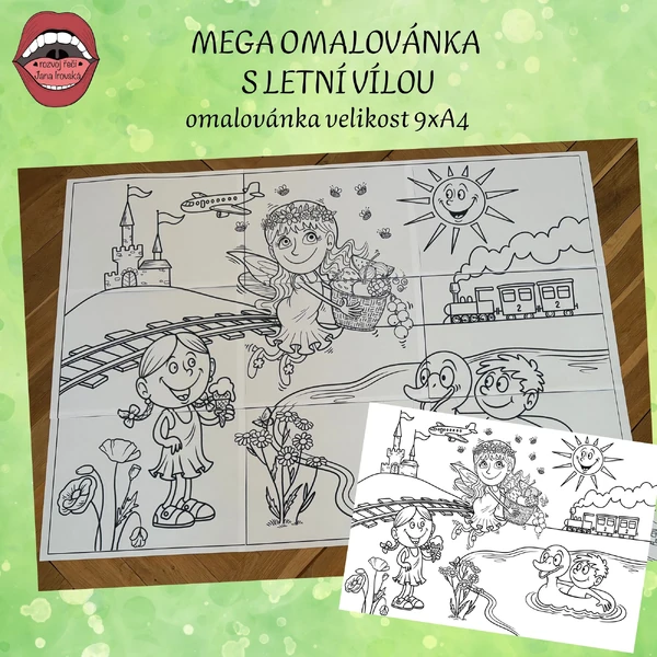 MEGA OMALOVÁNKA S LETNÍ VÍLOU