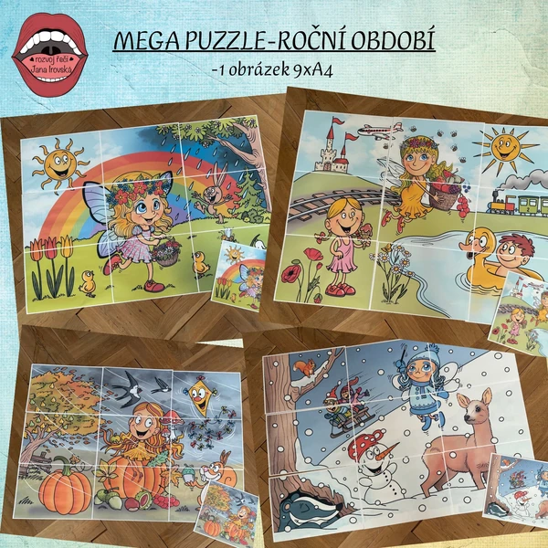 MEGA PUZZLE: ROČNÍ OBDOBÍ 