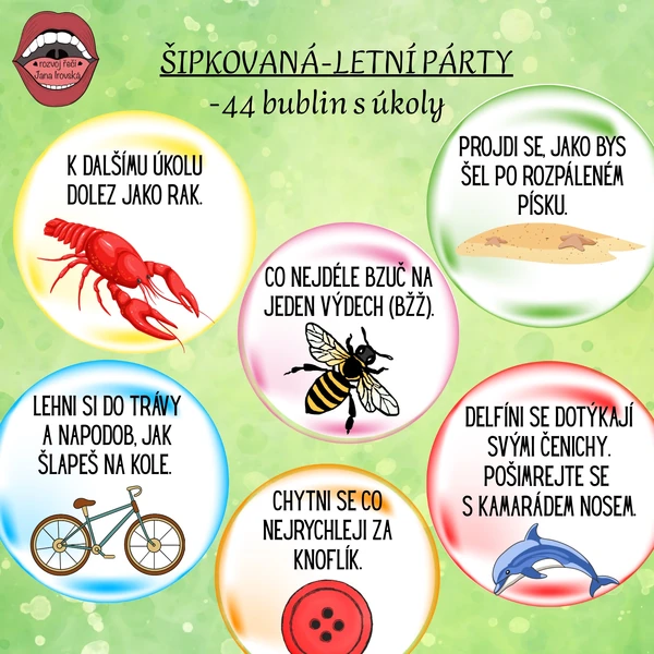 LETNÍ PÁRTY: ŠIPKOVANÁ