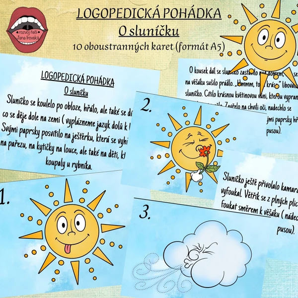 LOGOPEDICKÁ POHÁDKA: O SLUNÍČKU