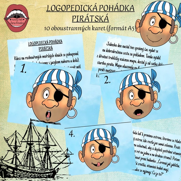 LOGOPEDICKÁ POHÁDKA: PIRÁTSKÁ