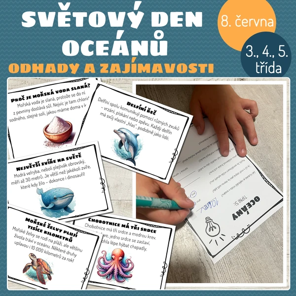Oceány - odhady a zajímavosti
