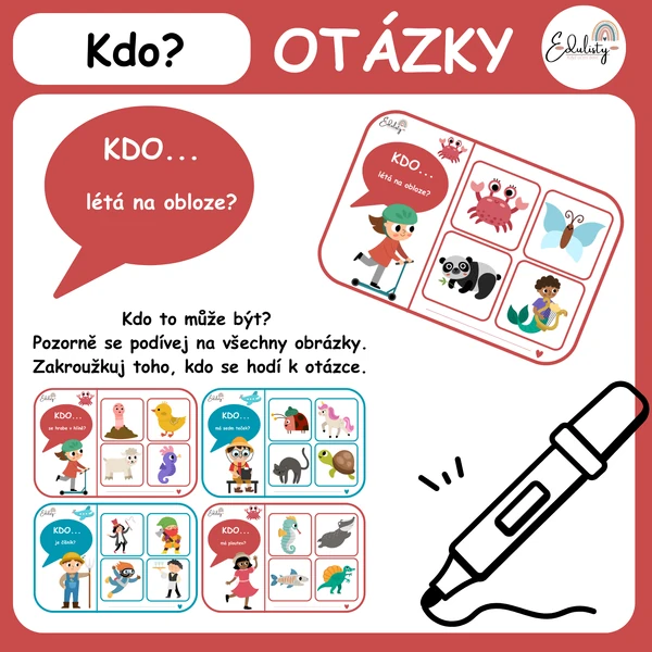 Kdo? - Obrázkové otázky.