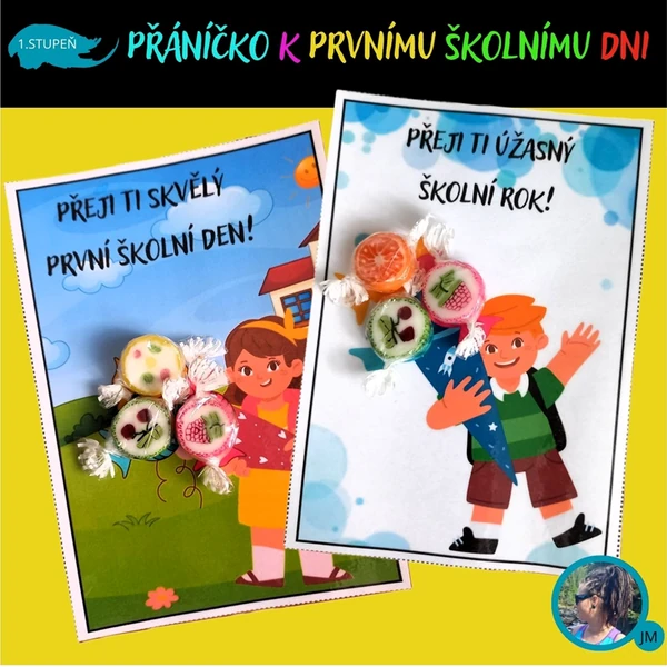 PŘÁNÍČKO K PRVNÍMU ŠKOLNÍMU DNI
